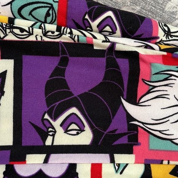 RARE 🦄 Lu La Roe- Disney Villans leggings Size Tween -Ursula, Maleficent, Queen - Picture 7 of 10
